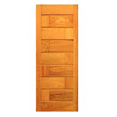 Kit porta pronta de madeira